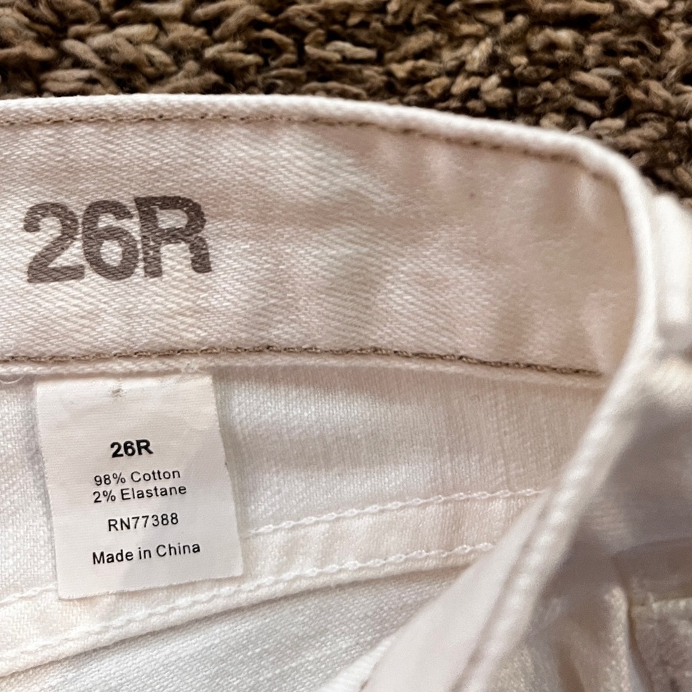 J. Crew Women's White Match Stick Jeans - Picture 5 of 12